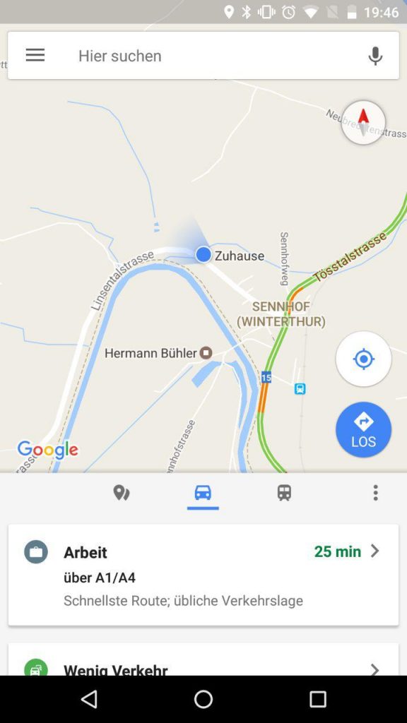 Google Maps Startseite